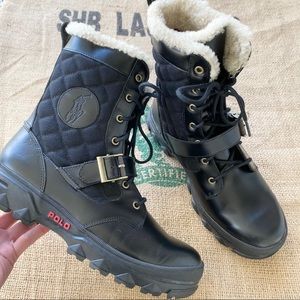 polo boots with fur inside